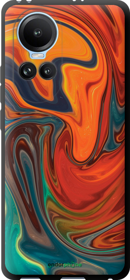 TPU чехол Абстрактный фон для Oppo Reno10 - 4547b-3107 изображение 