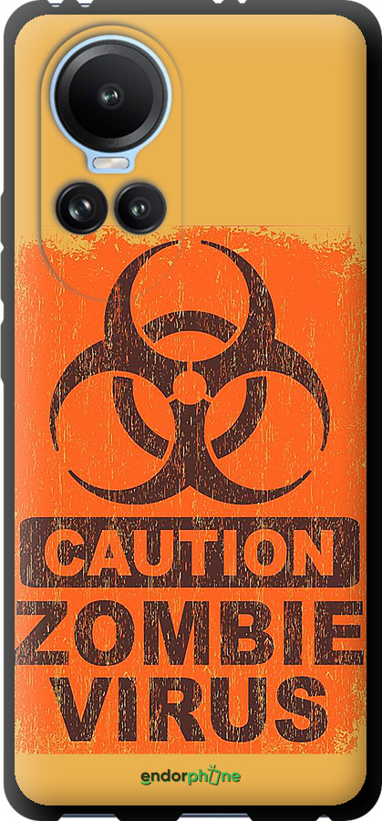TPU чехол Biohazard 1 для Oppo Reno10 - 4817b-3107 изображение 