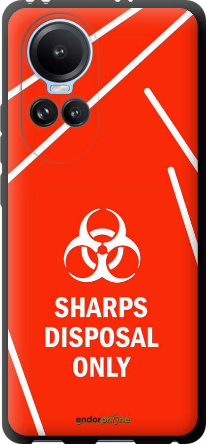 TPU чехол biohazard 27 для Oppo Reno10 - 4843b-3107 изображение 