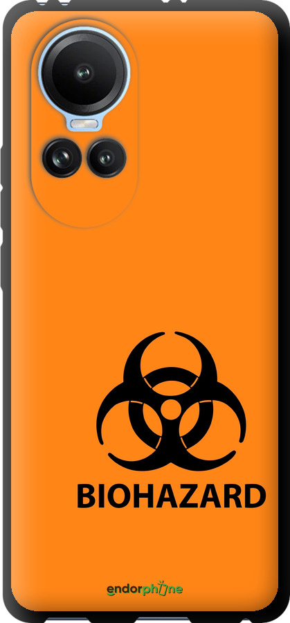 TPU чехол biohazard 33 для Oppo Reno10 - 4851b-3107 изображение 