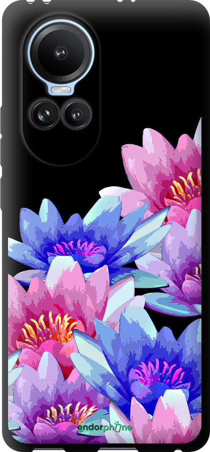 TPU чехол Лотос для Oppo Reno10 - 4862b-3107 изображение 