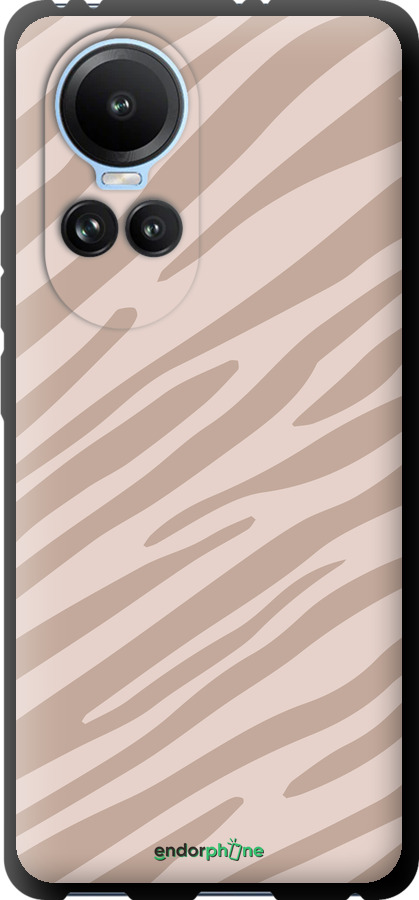 TPU чехол Зебра беж для Oppo Reno10 - 4875b-3107 изображение 