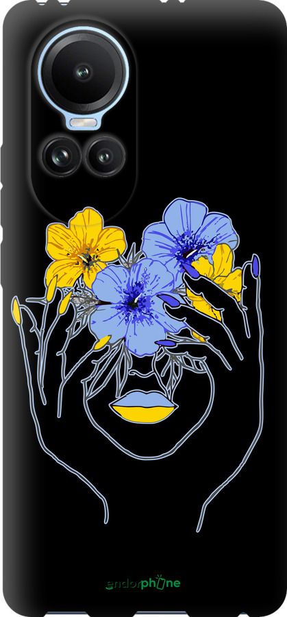 TPU чехол Девушка v4 для Oppo Reno10 - 5276b-3107 изображение 