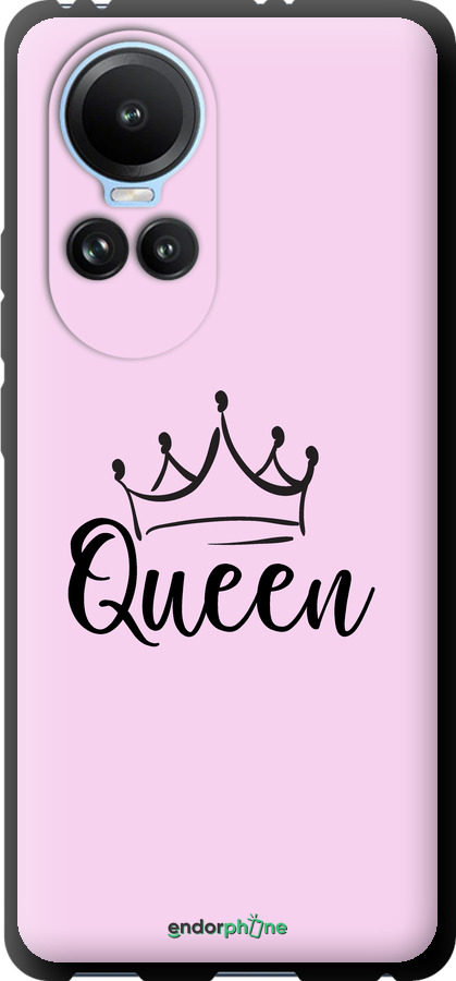 TPU black чехол Queen & King for her для Oppo Reno10 - 5520b-3107 изображение 