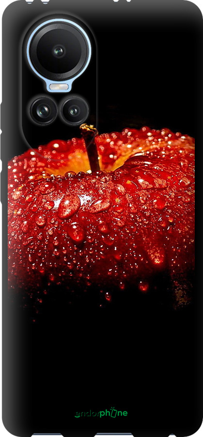 TPU чехол Яблуко для Oppo Reno10 - 6022b-3107 изображение 