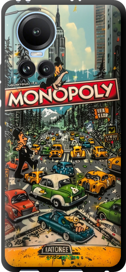 TPU чехол Міський драйв Monopoly для Oppo Reno10 - 6088b-3107 изображение 