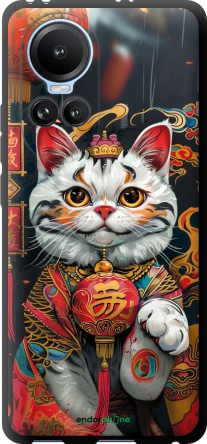 TPU чехол China Cat v2 для Oppo Reno10 - 6135b-3107 изображение 