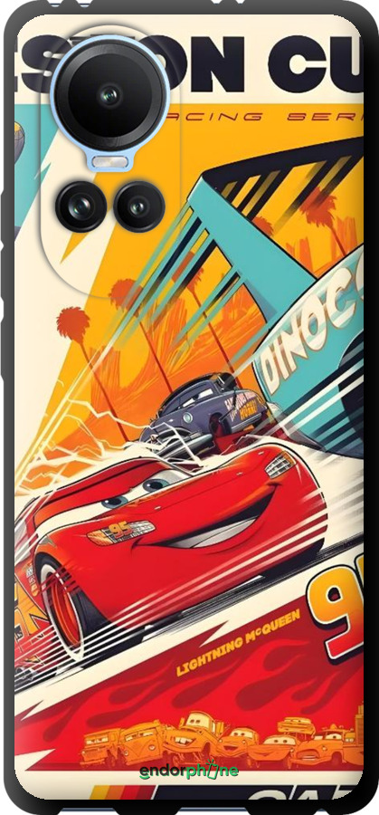 TPU чехол Тачки для Oppo Reno10 - 6288b-3107 изображение 
