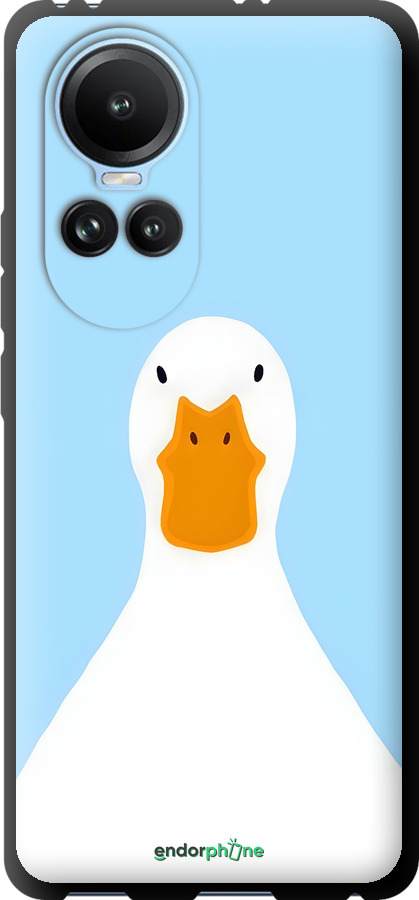 TPU чехол Гусь для Oppo Reno10 - 6350b-3107 изображение 