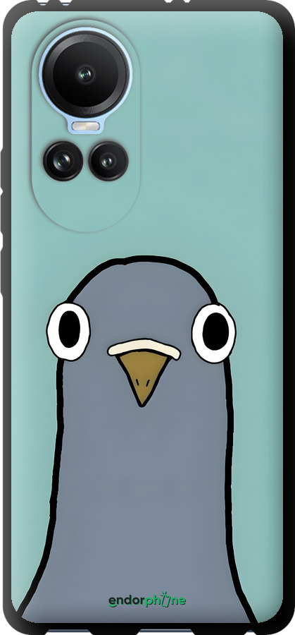 TPU чехол Голубь для Oppo Reno10 - 6388b-3107 изображение 