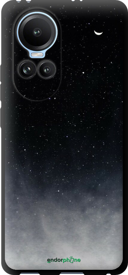 TPU чехол Сині хмари, Синій місяць для Oppo Reno10 - 6396b-3107 изображение 