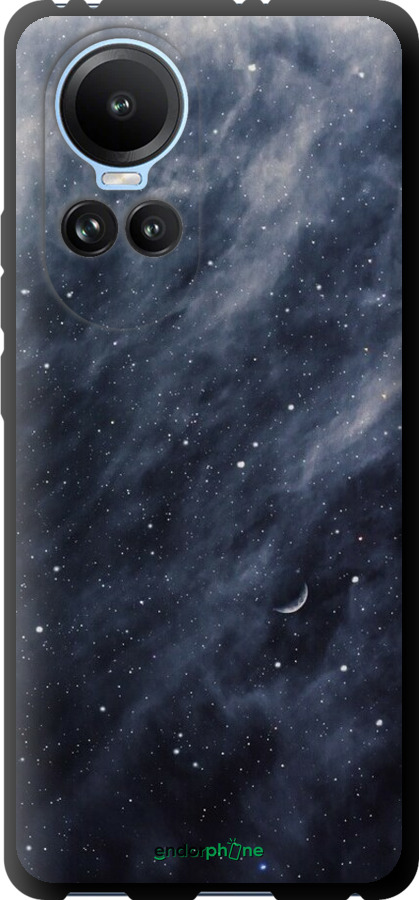 TPU чехол Сині хмари, Синій місяць для Oppo Reno10 - 6398b-3107 изображение 
