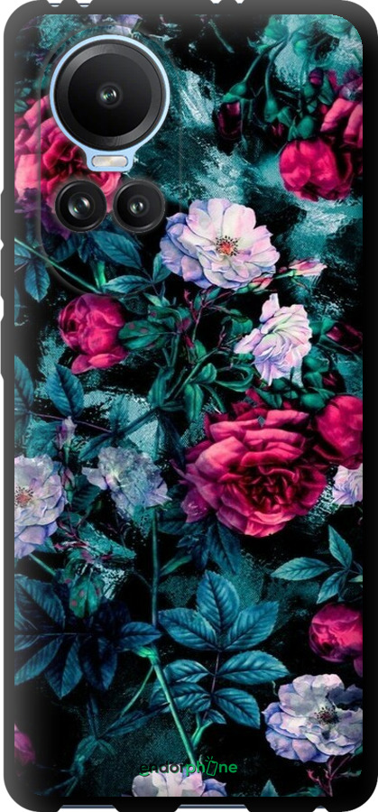 TPU чехол Сад и розы для Oppo Reno10 - 6483b-3107 изображение 