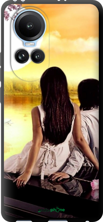 TPU чехол Sunset для Oppo Reno10 - 6607b-3107 изображение 
