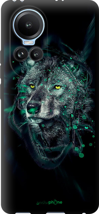 TPU чехол Wolf для Oppo Reno10 - 6610b-3107 изображение 
