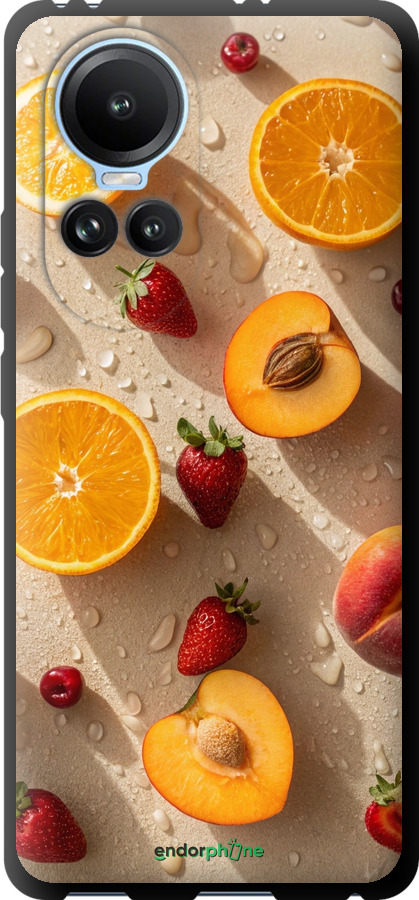 TPU чехол Фрукти 3 для Oppo Reno10 - 6703b-3107 изображение 