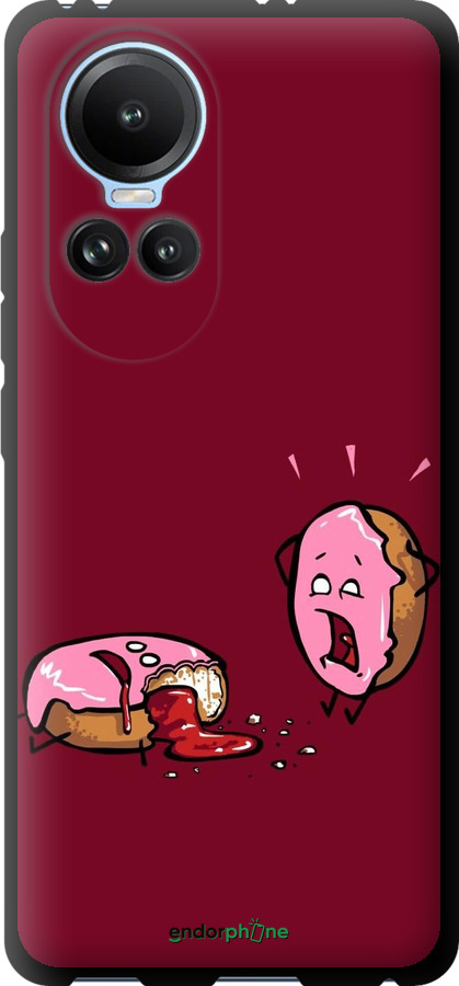 TPU чехол Печенье для Oppo Reno10 - 911b-3107 изображение 