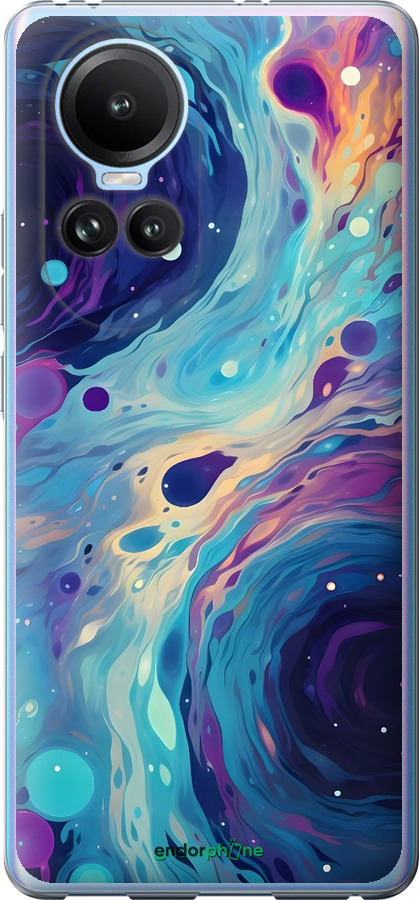 Силіконовий чехол Арт акварель для Oppo Reno10 - 6329u-3107 изображение 