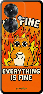 TPU чехол 'Funny Cat' для Oppo Reno11 F изображение 5