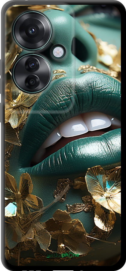 TPU чехол Губы 2 для Oppo Reno11 F - 5667b-3671 изображение 
