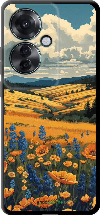 TPU чехол Українське поле для Oppo Reno11 F - 6082b-3671 изображение 