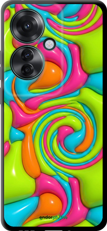 TPU чехол Y2K Jelly Dream для Oppo Reno11 F - 6780b-3671 изображение 