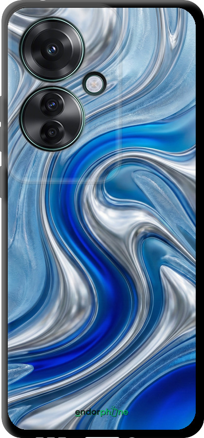 TPU чехол Liquid Chrome для Oppo Reno11 F - 6781b-3671 изображение 