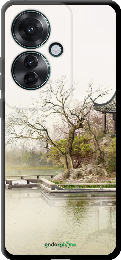 TPU чехол Японский пейзаж для Oppo Reno11 F - 776b-3671 изображение 