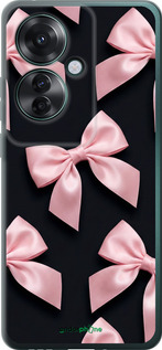 Силиконовый чехол 'Coquette Ribbons Dark Coquette' для Oppo Reno11 F изображение 1