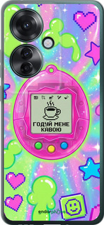 Силиконовый чехол 'Y2K Aesthetic Retro Pet: Годуй мене кавою' для Oppo Reno11 F изображение 5