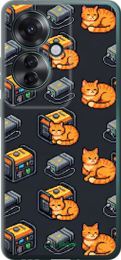 Силиконовый чехол Autonomous Zone для Oppo Reno11 F - 6771u-3671 изображение 