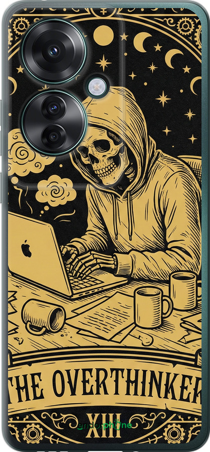 Силиконовый чехол The Overthinker для Oppo Reno11 F - 6774u-3671 изображение 