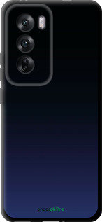 TPU чехол Градиент в тёмно - синем стиле для Oppo Reno12 5G - 6542b-3742 изображение 