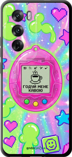 TPU чехол Y2K Aesthetic Retro Pet: Годуй мене кавою для Oppo Reno12 5G - 6784b-3742 изображение 