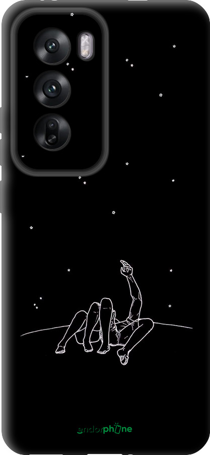 TPU чехол Романтика для Oppo Reno12 5G - 4306b-3742 изображение 