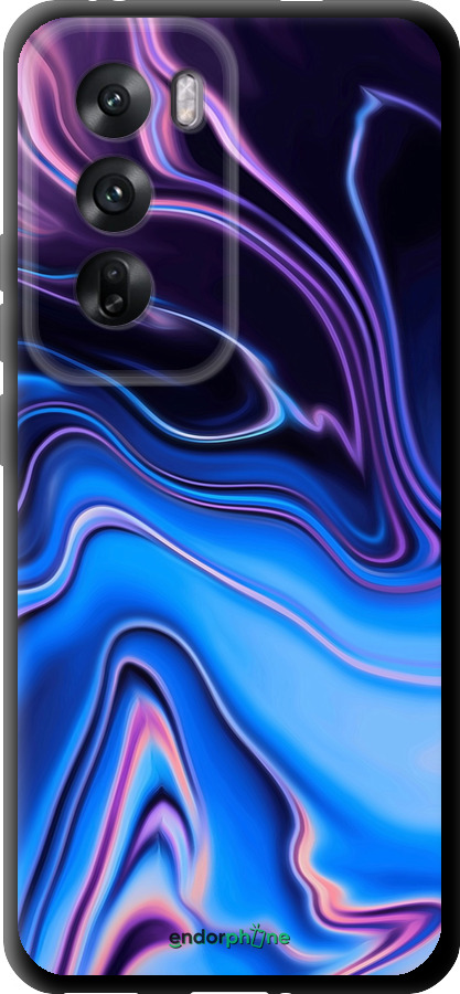 TPU чехол Візерунок води для Oppo Reno12 5G - 4491b-3742 изображение 