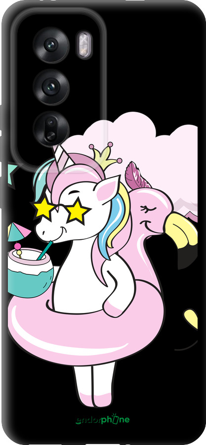 TPU чехол Crown Unicorn для Oppo Reno12 5G - 4660b-3742 изображение 