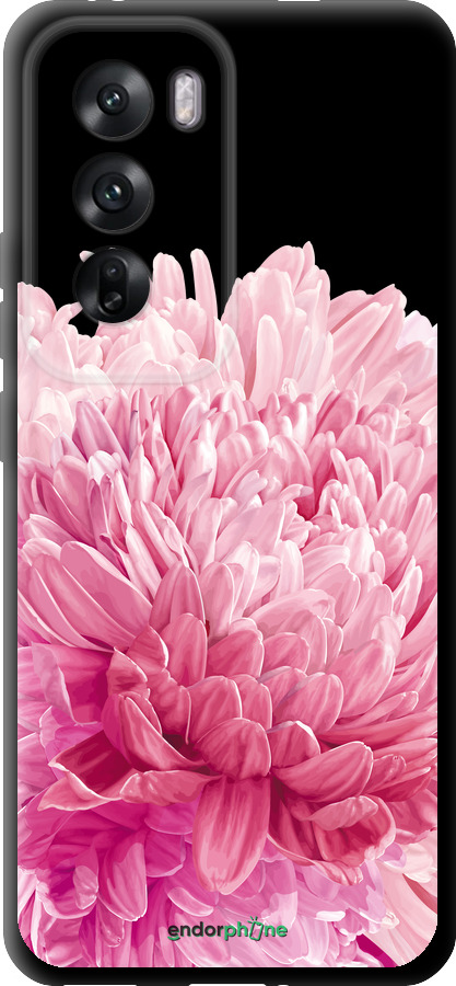 TPU чехол Хризантема для Oppo Reno12 5G - 4666b-3742 изображение 
