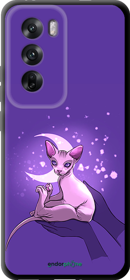 TPU чехол Кіт2 для Oppo Reno12 5G - 4676b-3742 изображение 
