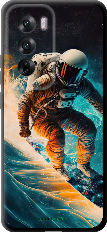 TPU чехол Сноубордист для Oppo Reno12 5G - 5604b-3742 изображение 