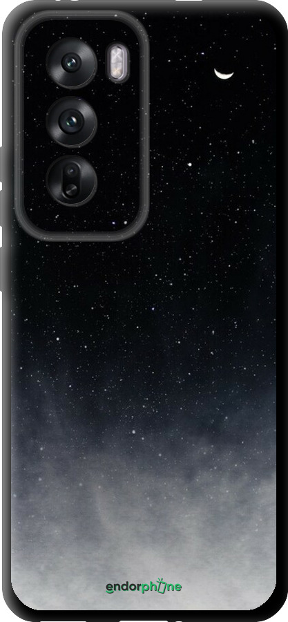 TPU чехол Сині хмари, Синій місяць для Oppo Reno12 5G - 6396b-3742 изображение 