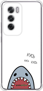 Силикон с усиленными углами чехол Акула для Oppo Reno12 5G - 4870sp-3742 изображение 
