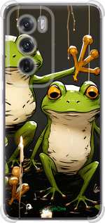 Силикон с усиленными углами чехол Жабки 2 для Oppo Reno12 5G - 5657sp-3742 изображение 