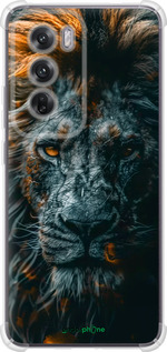 Силикон с усиленными углами чехол Лев в сумерках для Oppo Reno12 5G - 6154sp-3742 изображение 