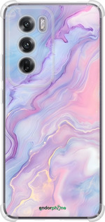 Силикон с усиленными углами чехол Нежный мрамор для Oppo Reno12 5G - 6310sp-3742 изображение 