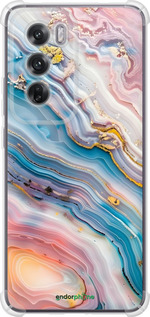 Силикон с усиленными углами чехол Мрамор красивый для Oppo Reno12 5G - 6376sp-3742 изображение 