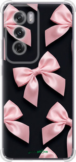 Силіконовий протиударний с посиленими кутами чехол Coquette Ribbons Dark Coquette для Oppo Reno12 5G - 6767sp-3742 изображение 