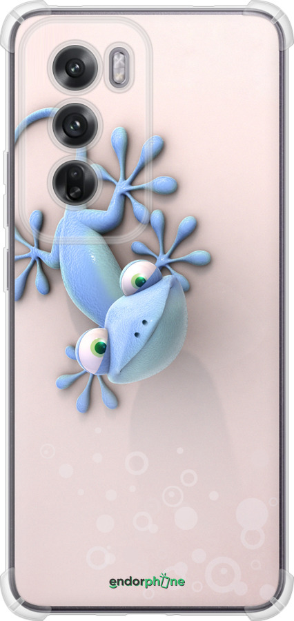 Силикон с усиленными углами чехол Геккончик для Oppo Reno12 5G - 1094sp-3742 изображение 