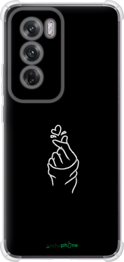 Силикон с усиленными углами чехол Love You для Oppo Reno12 5G - 4298sp-3742 изображение 