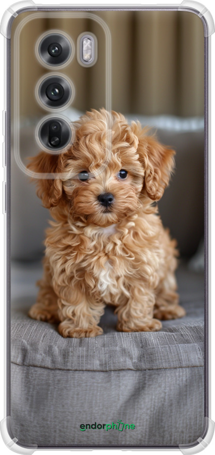 Силикон с усиленными углами чехол Mini-maltipoo для Oppo Reno12 5G - 6158sp-3742 изображение 